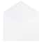JAM Paper 4Bar A1 White Invitation Envelopes with V-Flap, 100ct.